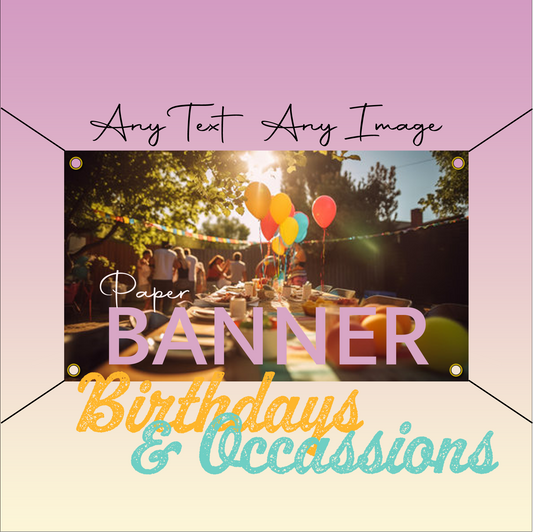 Birthday CUSTOMISED BANNER